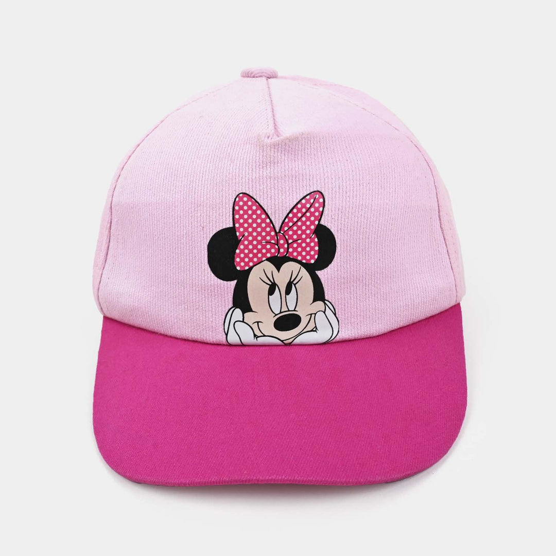 Kids Cotton Twill Cap-Pink