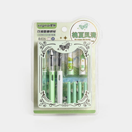 Fountain Ink Pen Set For Kids