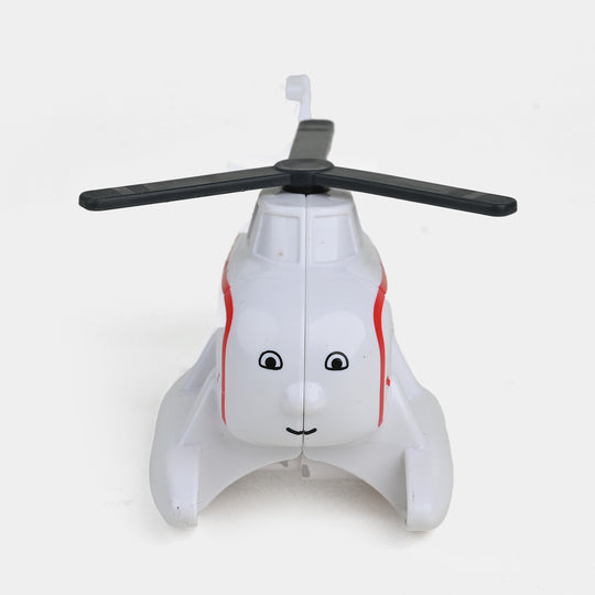 Mini Dinky Helicopter Figure Toy