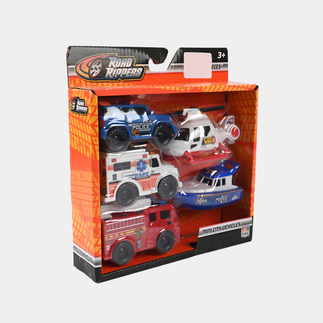 Adventure Mini City Vehicles Set for Kids