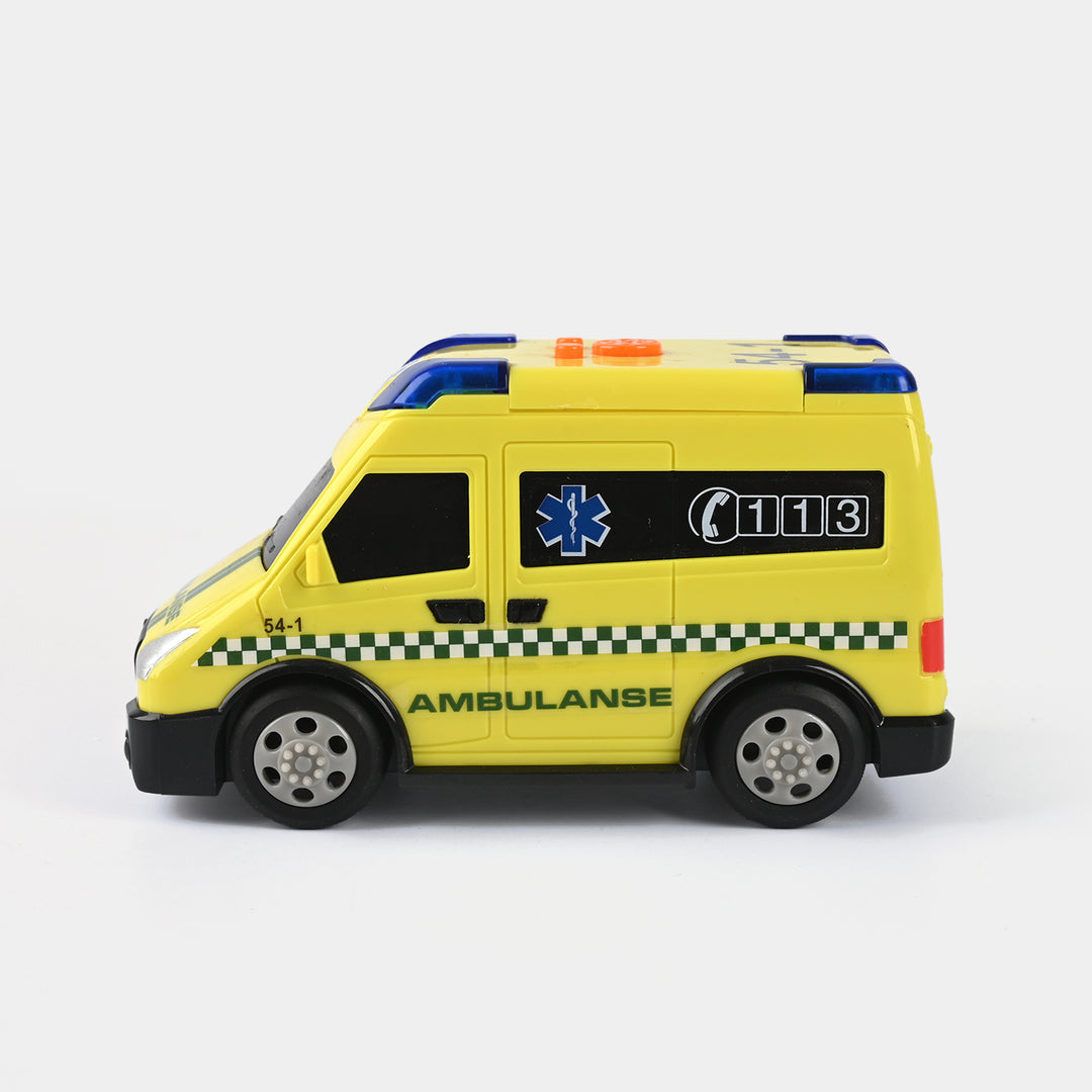 Rush & Rescue Vehicle Toy with Light and Sound for Kids