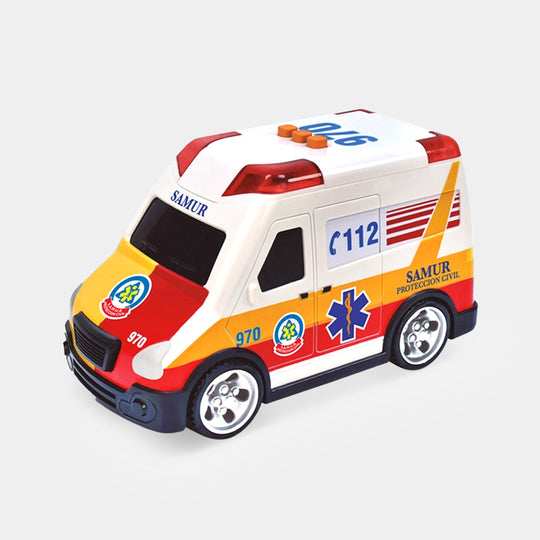 Emergency Vehicle Toy with Light and Sount for Kids