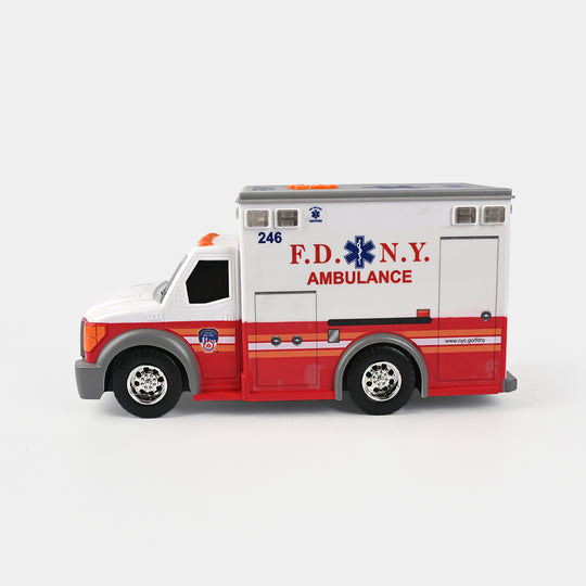 Emergency Ambulance Vehicle with Light and Sound for Kids