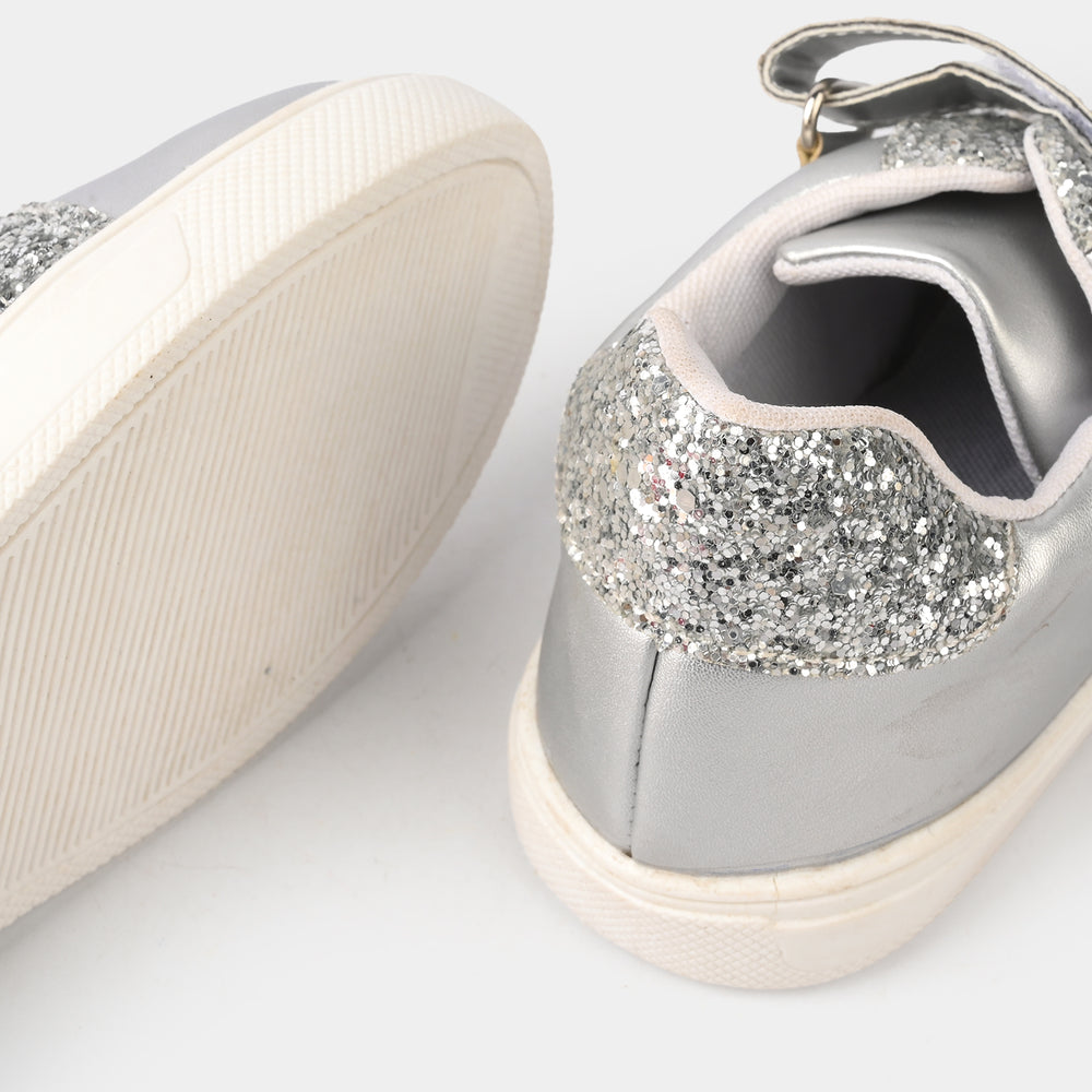 Girls Sneakers ZP-053 - SILVER
