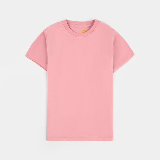 BASIC T-SHIRT CANDY PINK-C.Pink Lycra Jersey