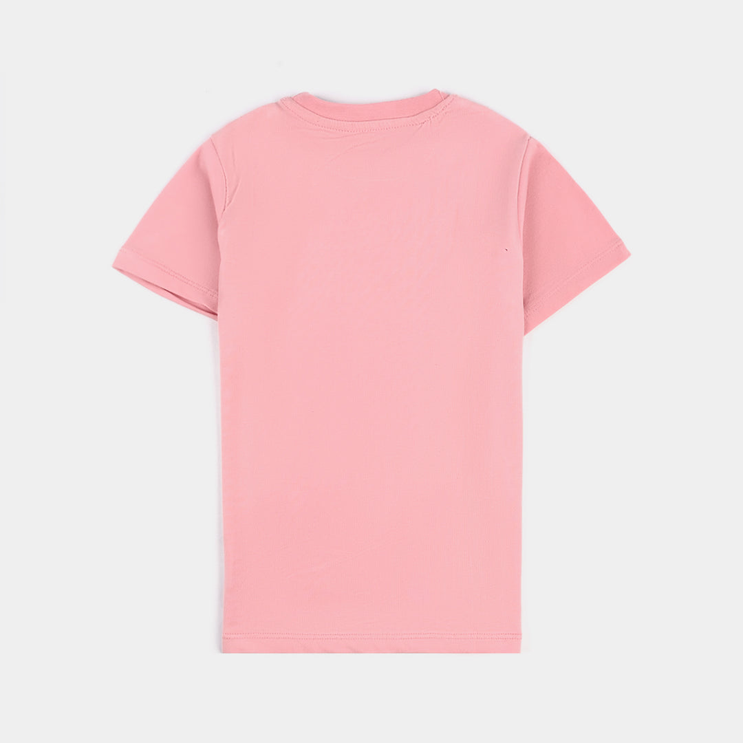 BASIC T-SHIRT CANDY PINK-C.Pink Lycra Jersey