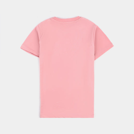 BASIC T-SHIRT CANDY PINK-C.Pink Lycra Jersey