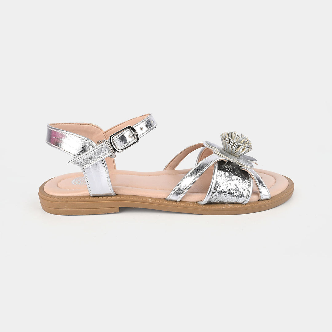 Girls Sandal AS-004-SILVER