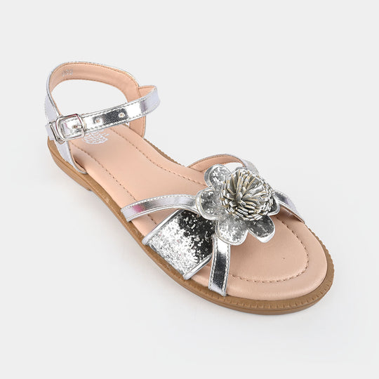 Girls Sandal AS-004-SILVER