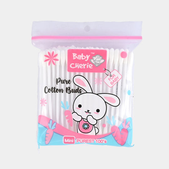 Cotton Buds 100Pcs– Safe & Gentle For Babies & Kids