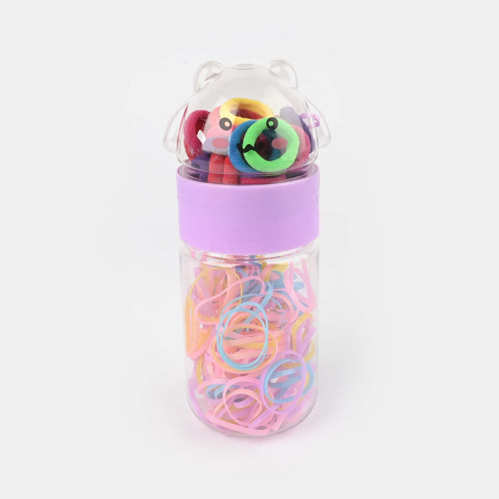 Multi-Color Hair Rubber Bands/Pony Set