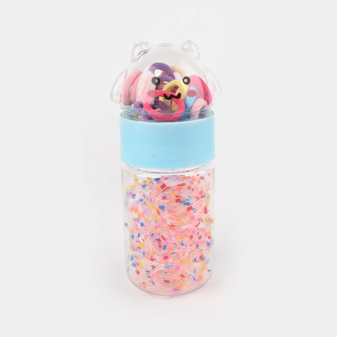 Multi-Color Hair Rubber Bands/Pony Set