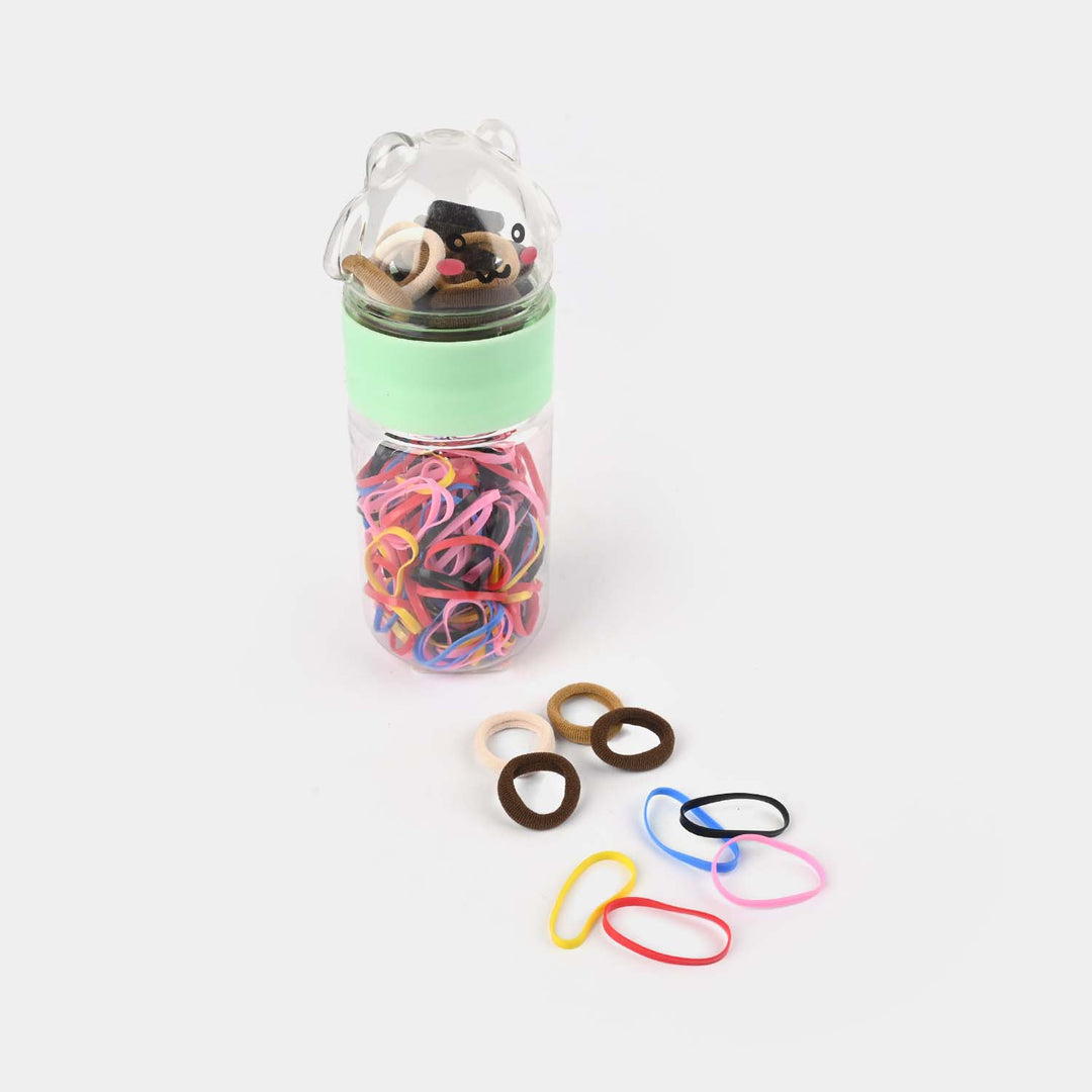 Multi-Color Hair Rubber Bands/Pony Set