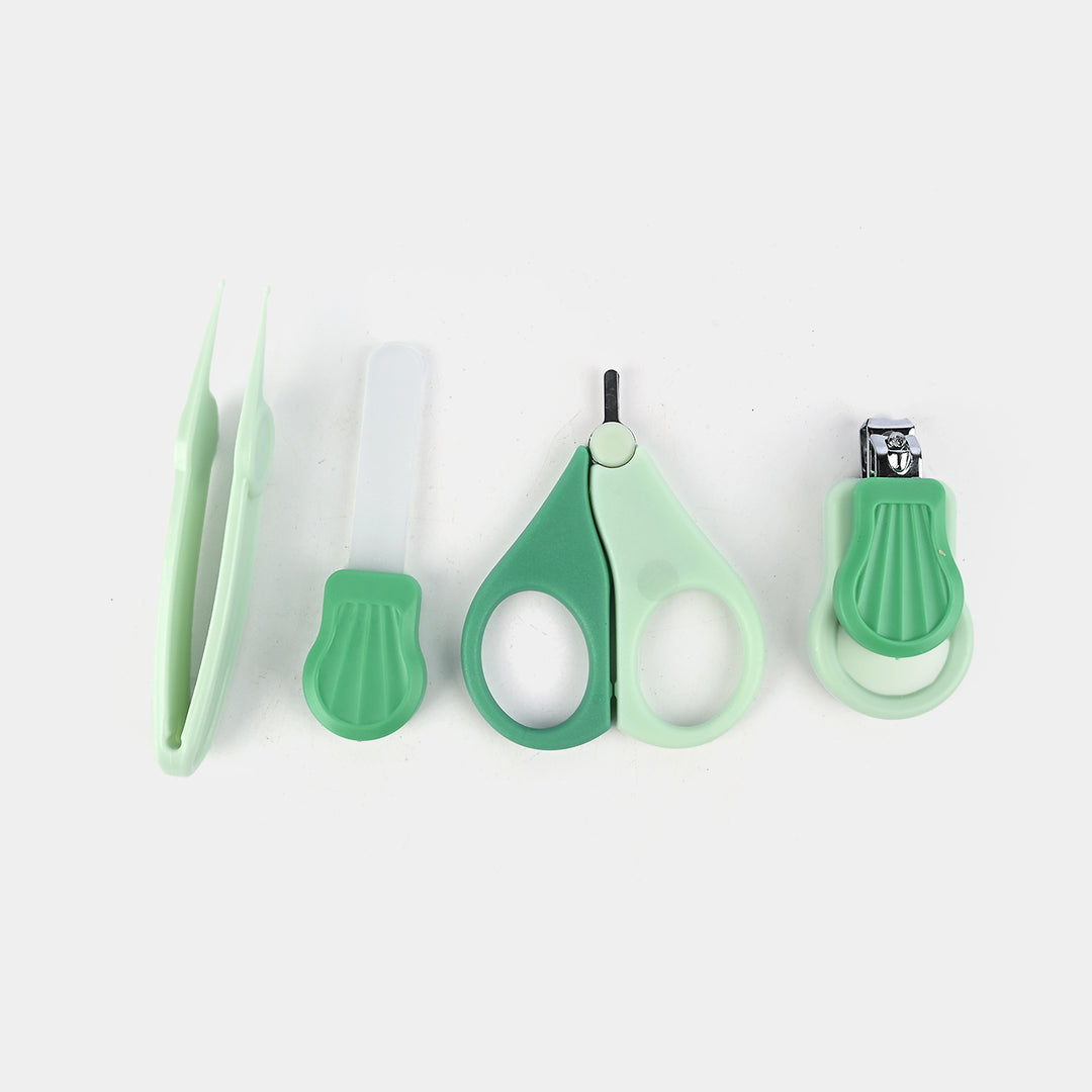 Baby Manicure Set 4PCs For Kids - green