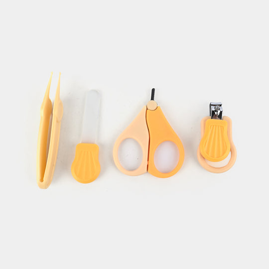 Baby Manicure Set 4PCs For Kids - yellow