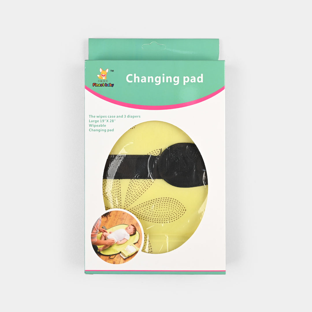 Cotton Baby Changing Mat - yelllow