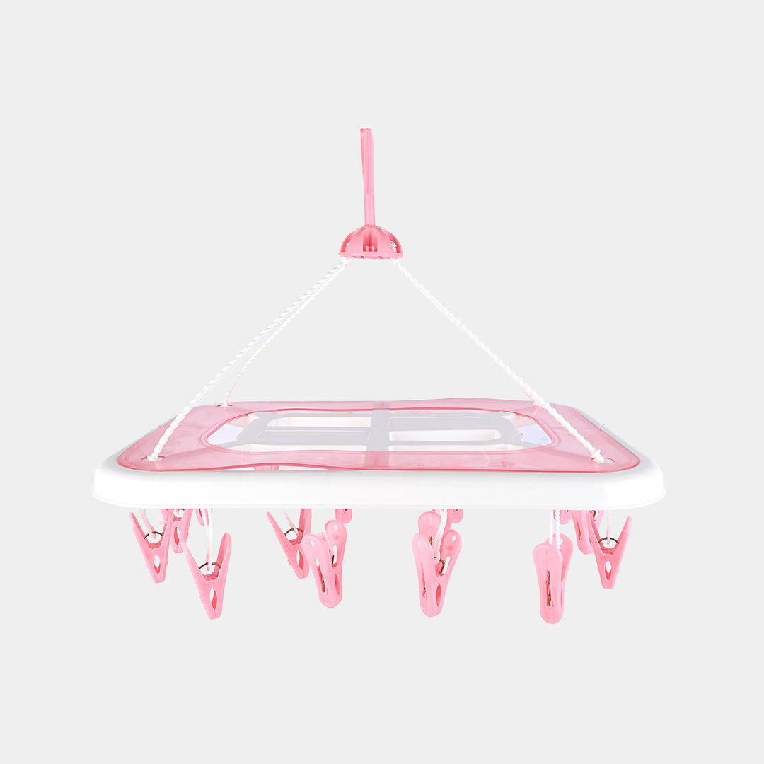 LAUNDRY HANGER | 18CLIPS - pink