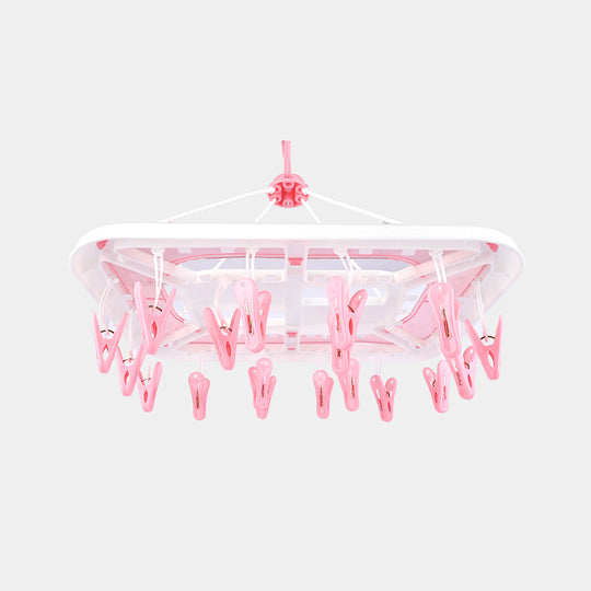 LAUNDRY HANGER | 18CLIPS - pink