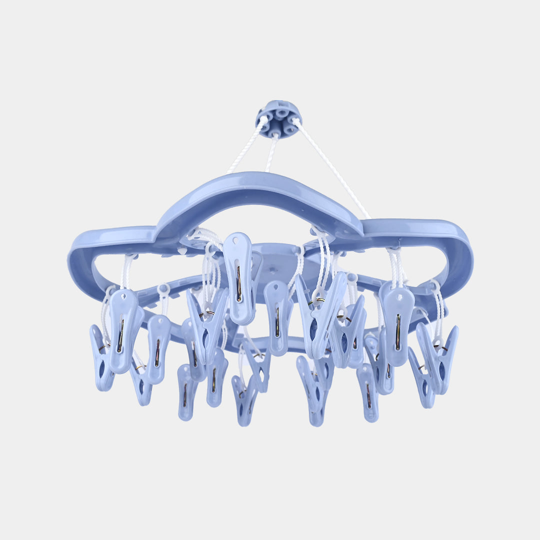 LAUNDRY HANGER | 24CLIPS - blue