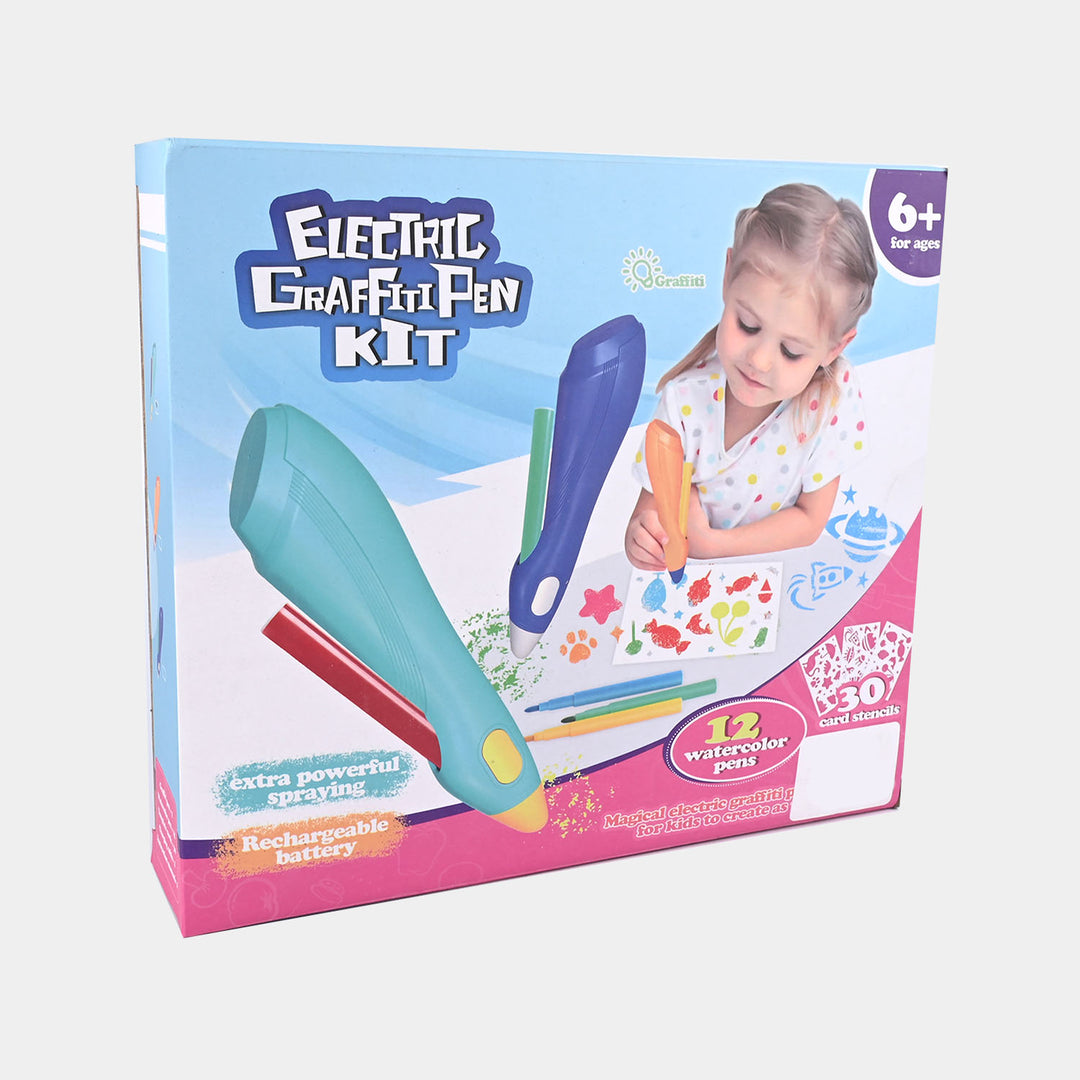 Electric Spray Pen For Kids – Rechargeable & Creative Art Tool