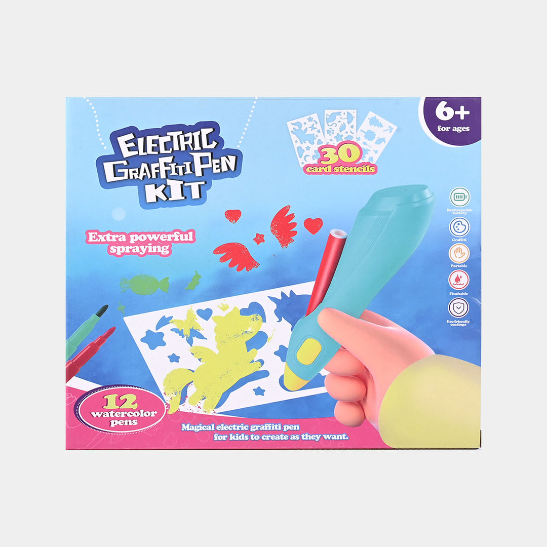 Electric Spray Pen For Kids – Rechargeable & Creative Art Tool