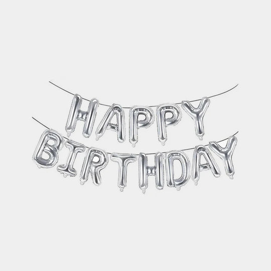 Happy Birthday Letters Foil Balloon