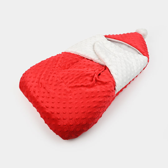 Hooded Baby Carry Nest Minky Dots