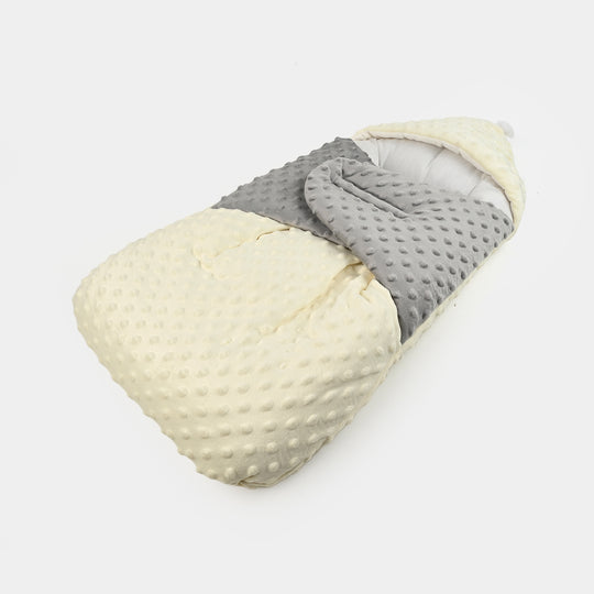 Hooded Baby Carry Nest Minky Dots