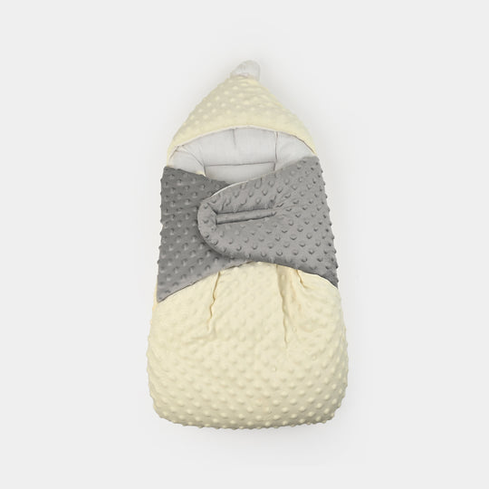 Hooded Baby Carry Nest Minky Dots