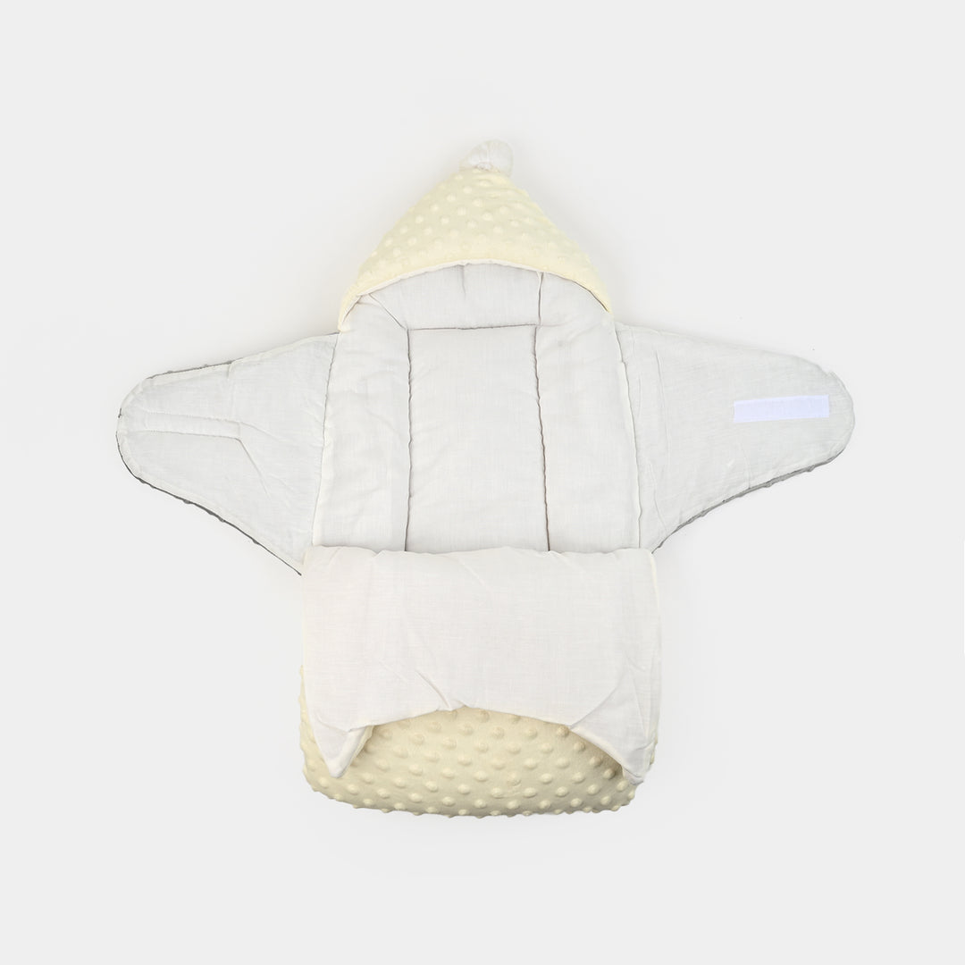 Hooded Baby Carry Nest Minky Dots