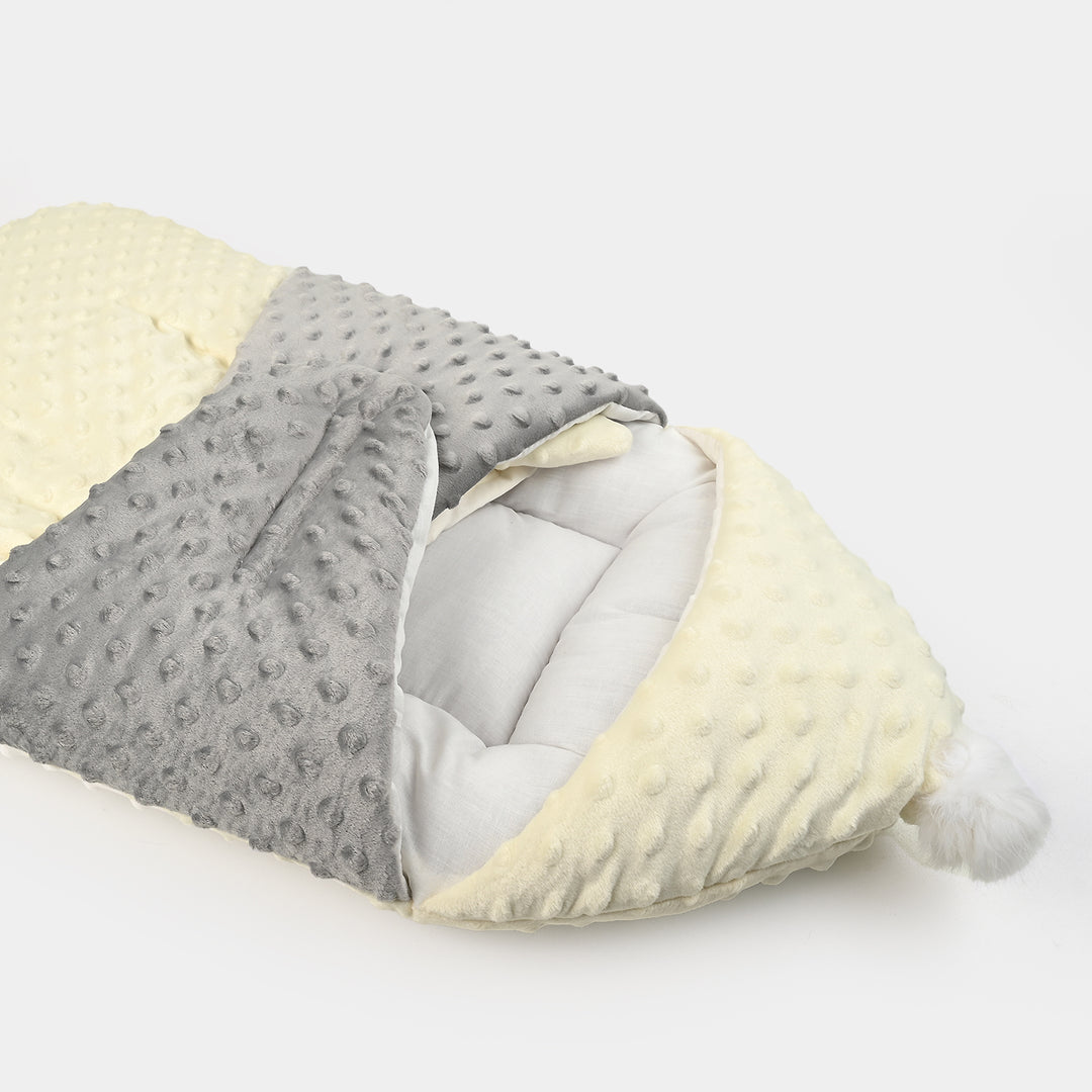 Hooded Baby Carry Nest Minky Dots