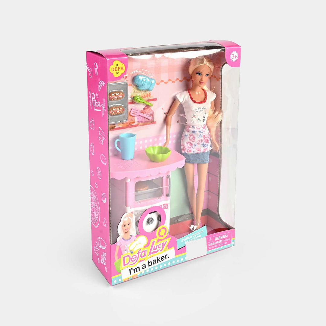 Cute Fashion Doll Play Set for Girls