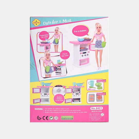 Cute Fashion Doll Play Set for Girls