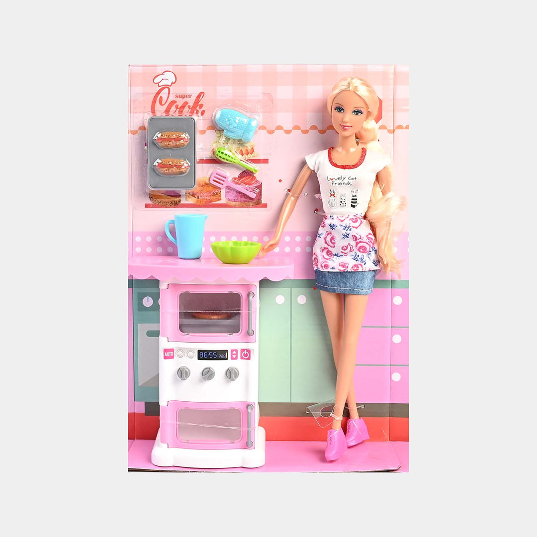 Cute Fashion Doll Play Set for Girls