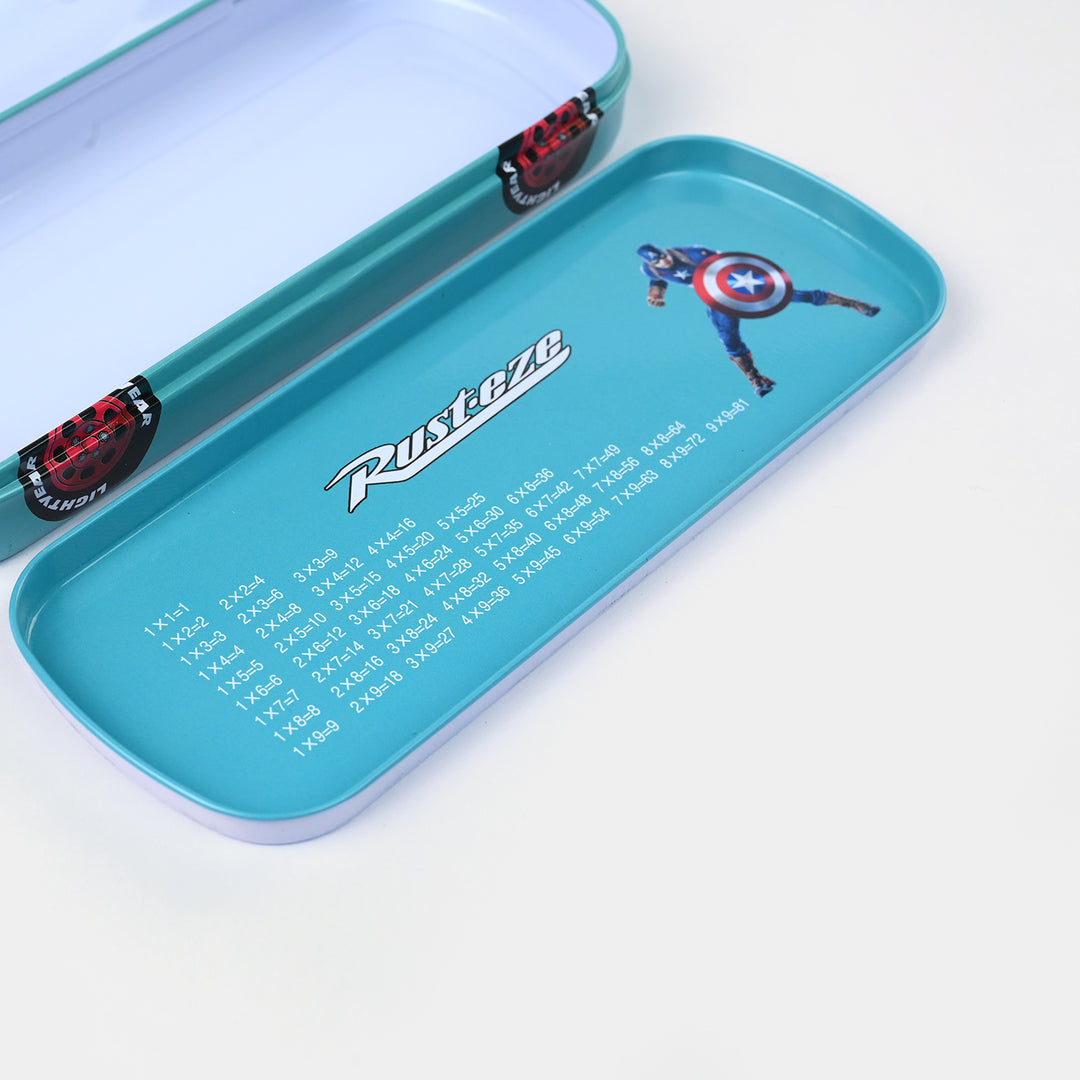 Stationary Pencil Box Metal for Kids