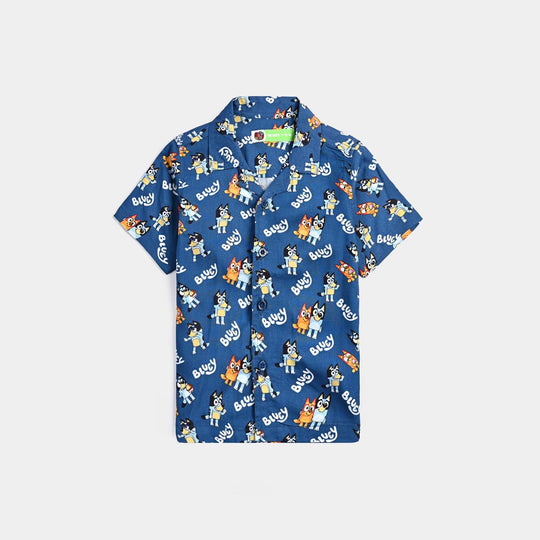 Infant Boys Viscose Nightwear Bluey-Blue