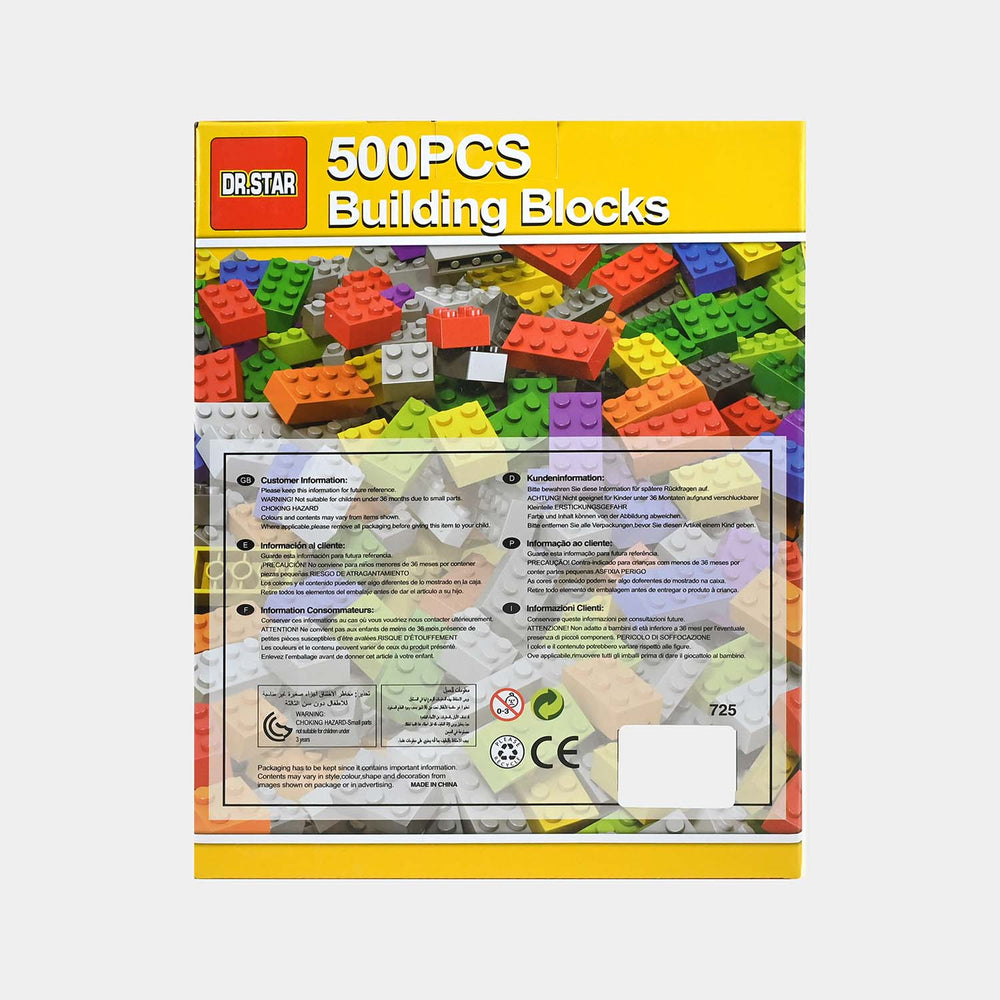 Play & Learn Building Blocks Set | 500PCs