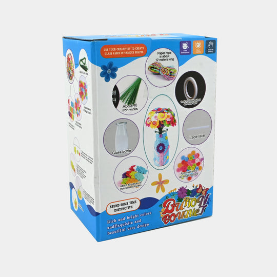 Creative Button Bouquet Art & Craft Set For Kids