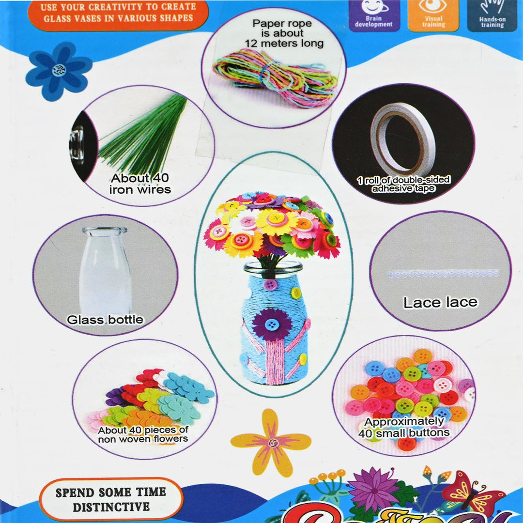 Creative Button Bouquet Art & Craft Set For Kids