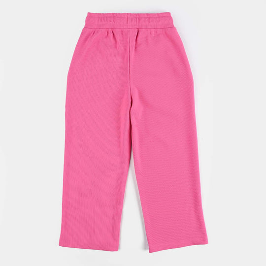 Girls Yarn Dyed Pyjama Blooming-Hot Pink
