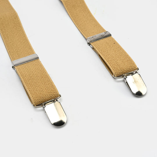 Boys Plain Gallace-BEIGE