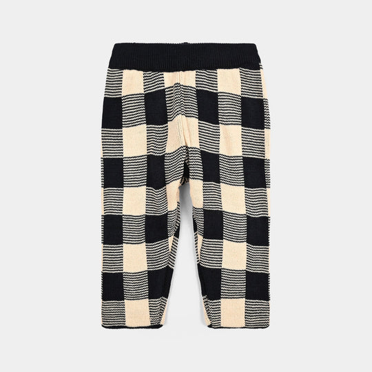 Infant Boys Acrylic Co-Ord Set-Bufalo-Black.White