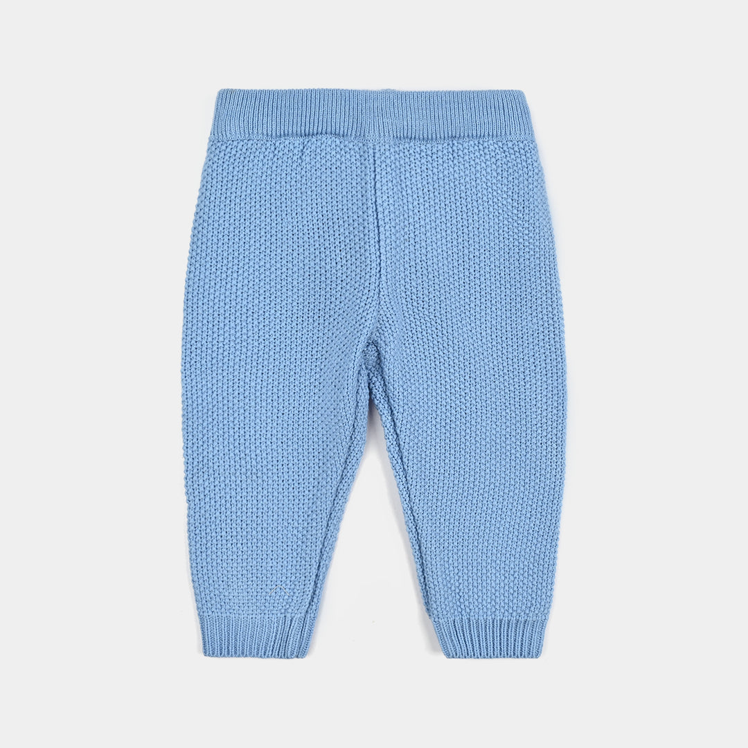 Infant Boys Acrylic Suit-Cabling - L.Blue