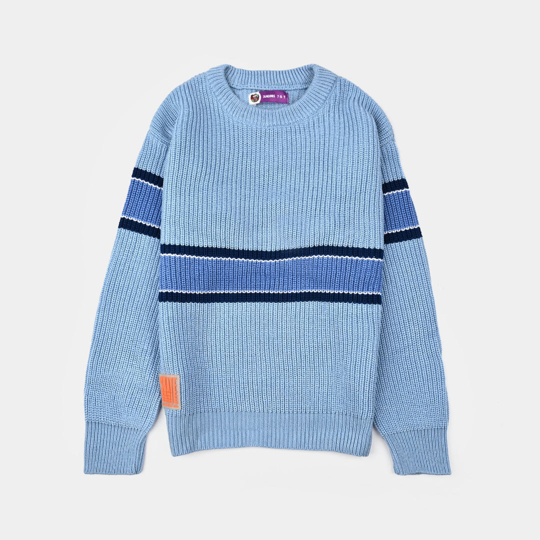 Boys Feather-Acrylic Sweater-Olympic-LT.Blue