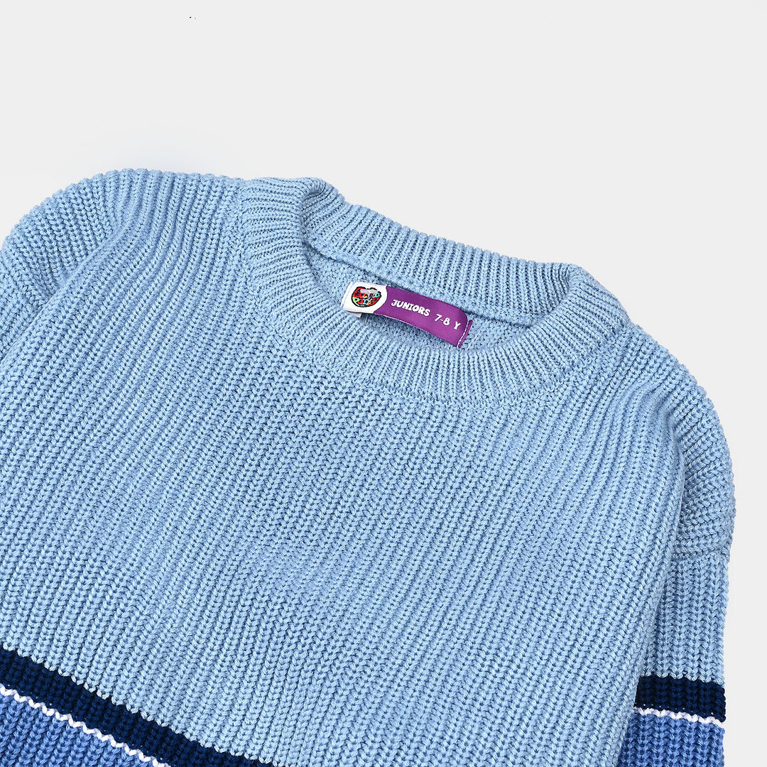 Boys Feather-Acrylic Sweater-Olympic-LT.Blue