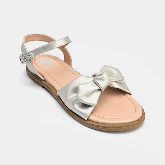 Girls Sandals 456-65-SILVER