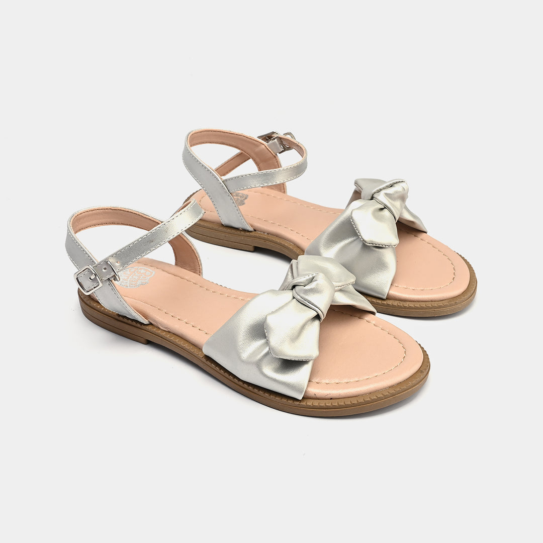 Girls Sandals 456-65-SILVER