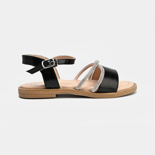 Girls Sandals 456-60-BLACK