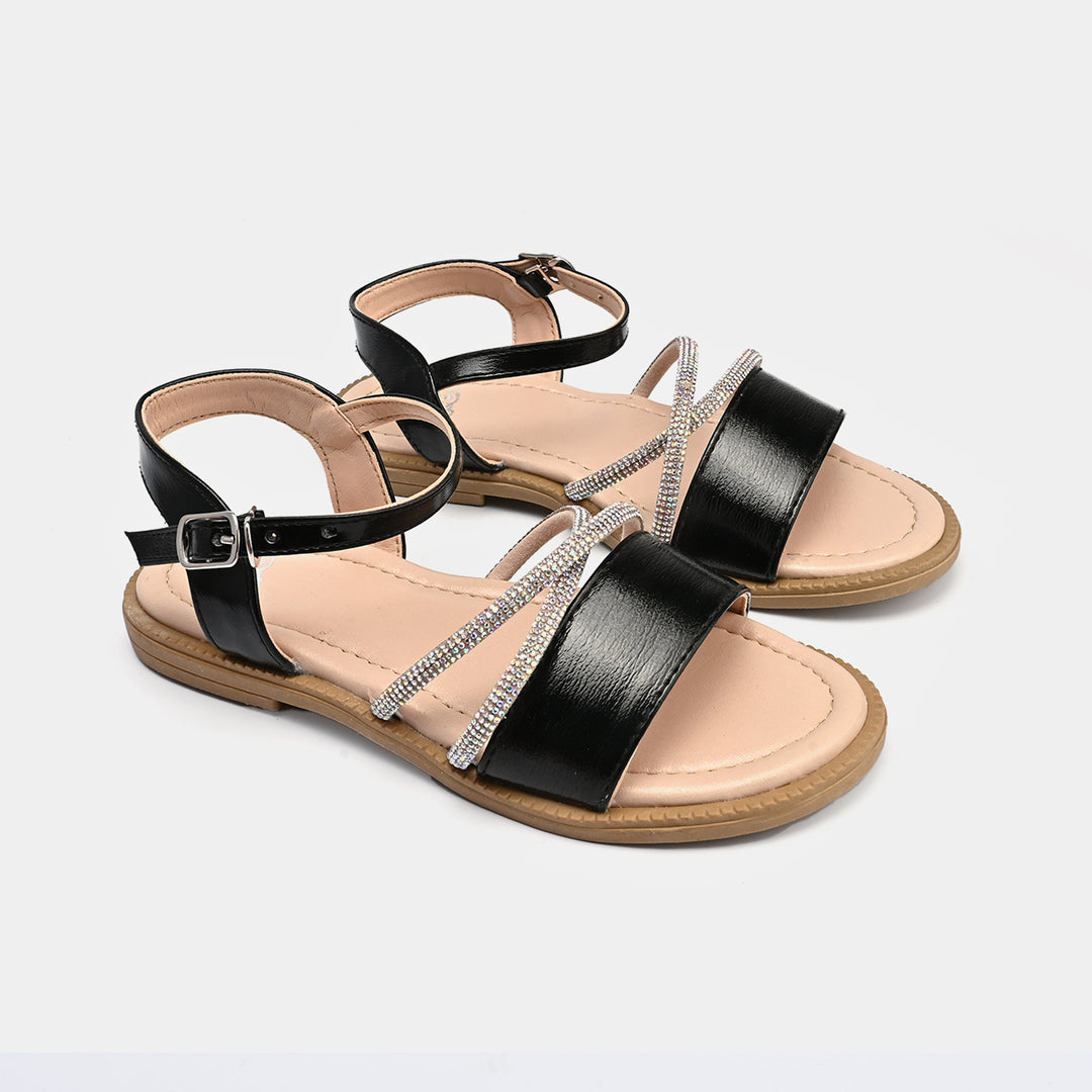 Girls Sandals 456-60-BLACK