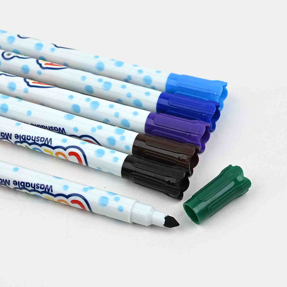 DOUBLE SIDED MARKER MULTICOLOR 6 PCS